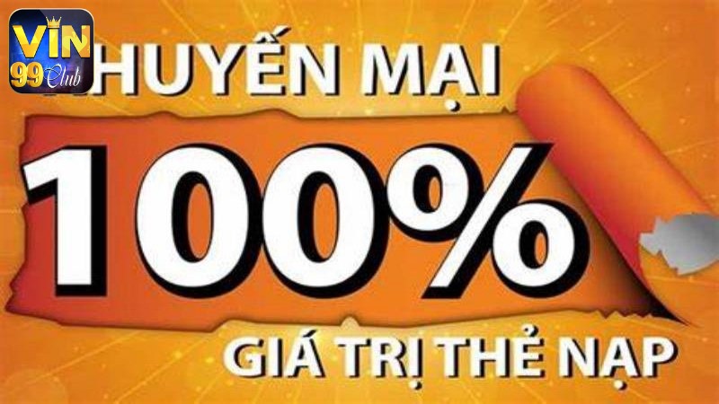 Cơ hội nhận ngay 100% thẻ nạp đầu